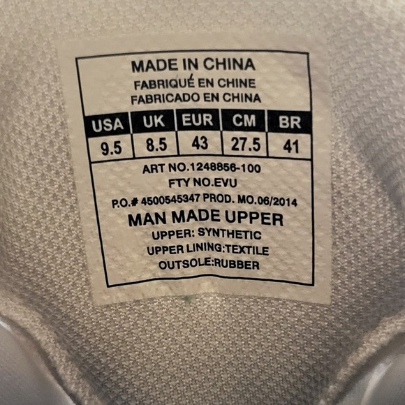 NEW Under Armour Micro G ANATOMIX Men's White Sz 9.5 - Picture 9 of 9